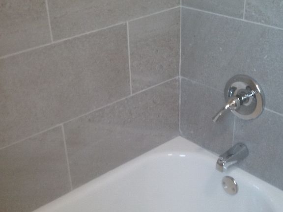 Newly renovated bathrooms with new tub