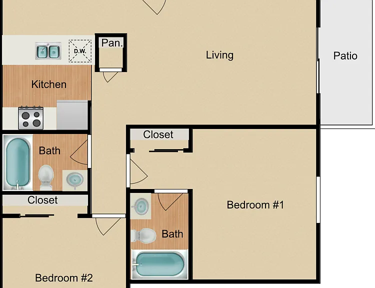 Plan A Floorplan Diagram