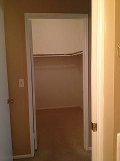 Master walk-in closet
