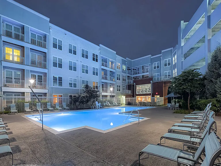 Resort-style swimming pool
