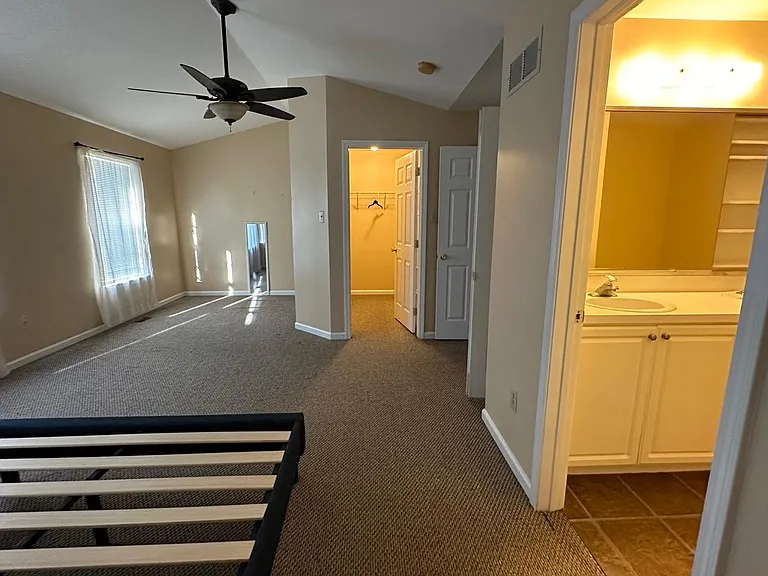 Master Bedroom - Attached full bath with two washbasin, Jacuzzi Tub and standing shower
