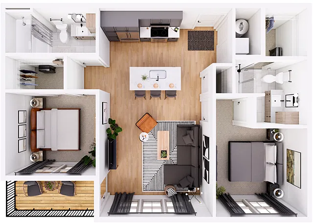 Floor plan The Sage-2A