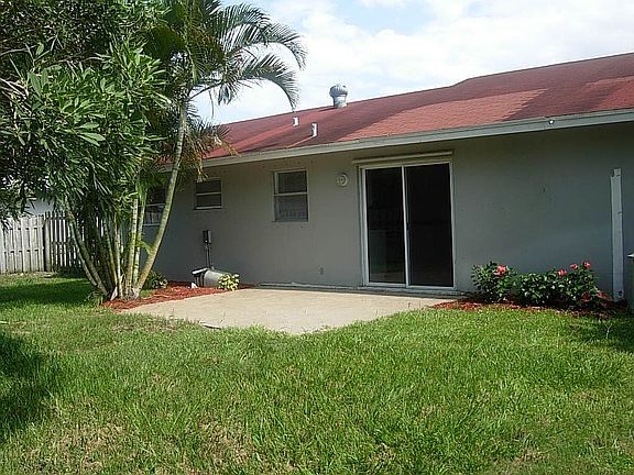 Back Yard fully fenced