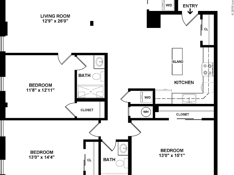 The Cosmo: Beds - 3: Baths - 2: SqFt Range - 1400 to 1400