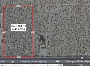 4.45 Acres Hwy #62, Joshua Tree, CA 92252