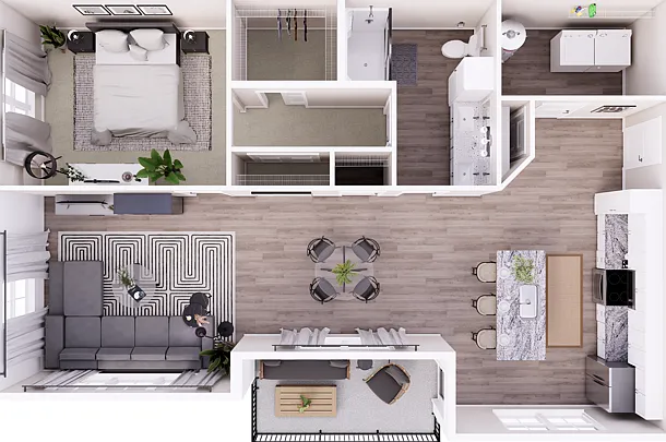 Legacy 1B Floorplan Legacy 1B Floorplan