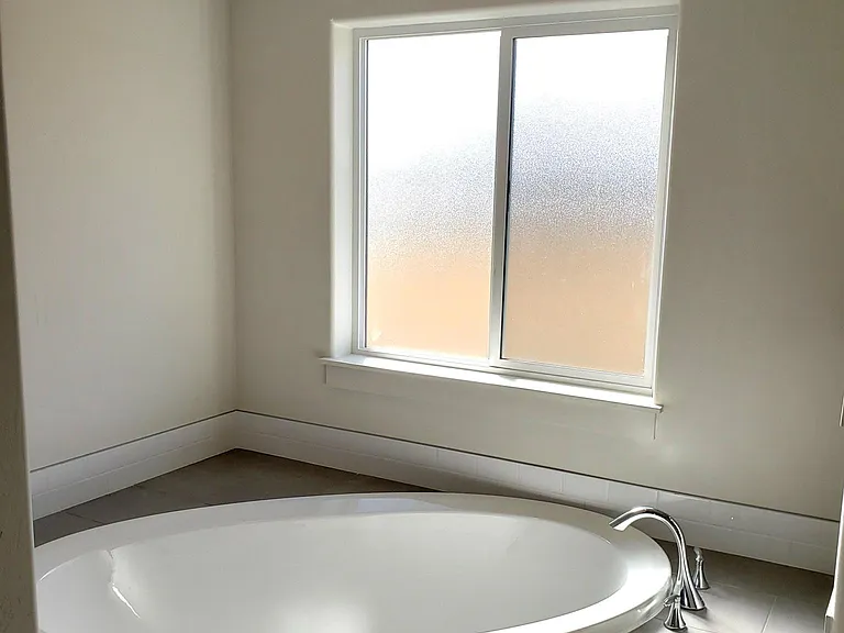 Primary bathroom tub