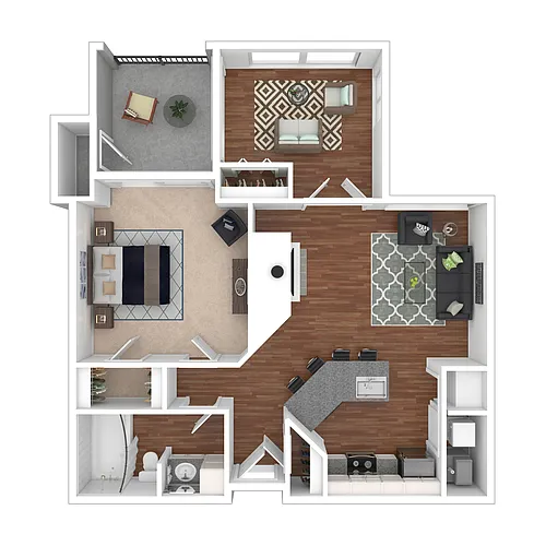 Floor plan Duke - Renovated