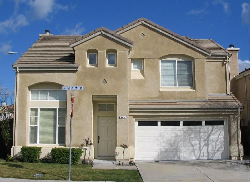 Front View of Home on a Corner Lot