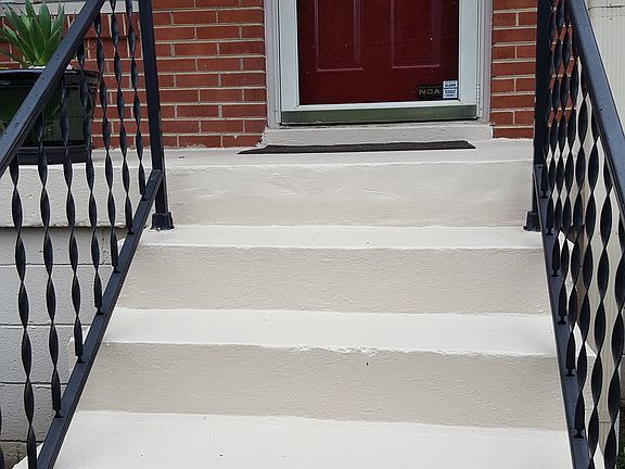 Steps to front porch