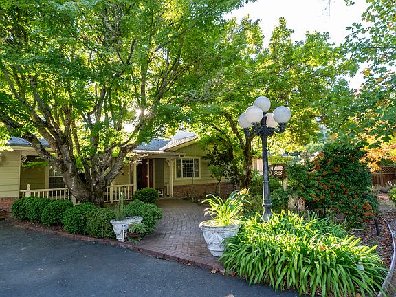 Front of house, walkway and driveway