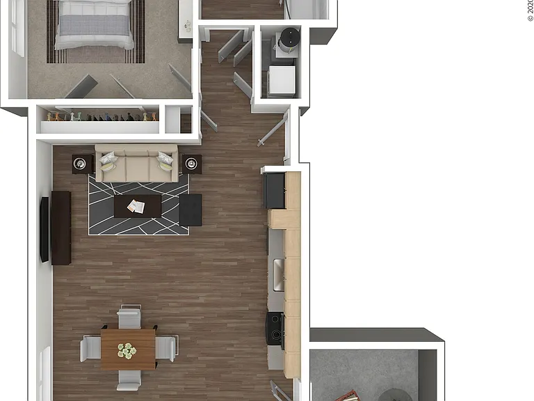 A4 3D Floor Plan A4 3D Floor Plan