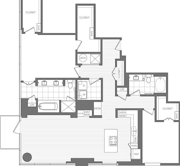 S - 2 Bedroom / 2 Bath S - 2 Bedroom / 2 Bath