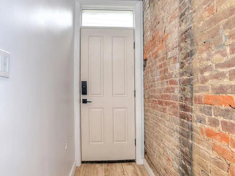 Keyless secured entry with packages able to be securely accepted.