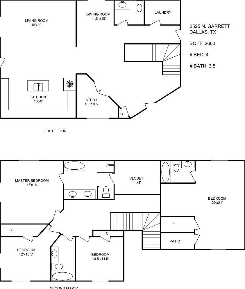 4 bed, 3.5 bath, 2662 sqft, $5,850 — Photo 3