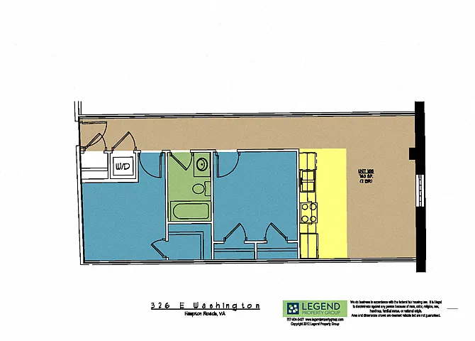Floor plan Lofts at East Point 108