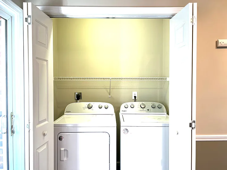Washer and dryer included with rent