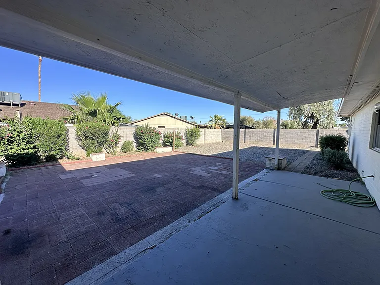 Yard and patio