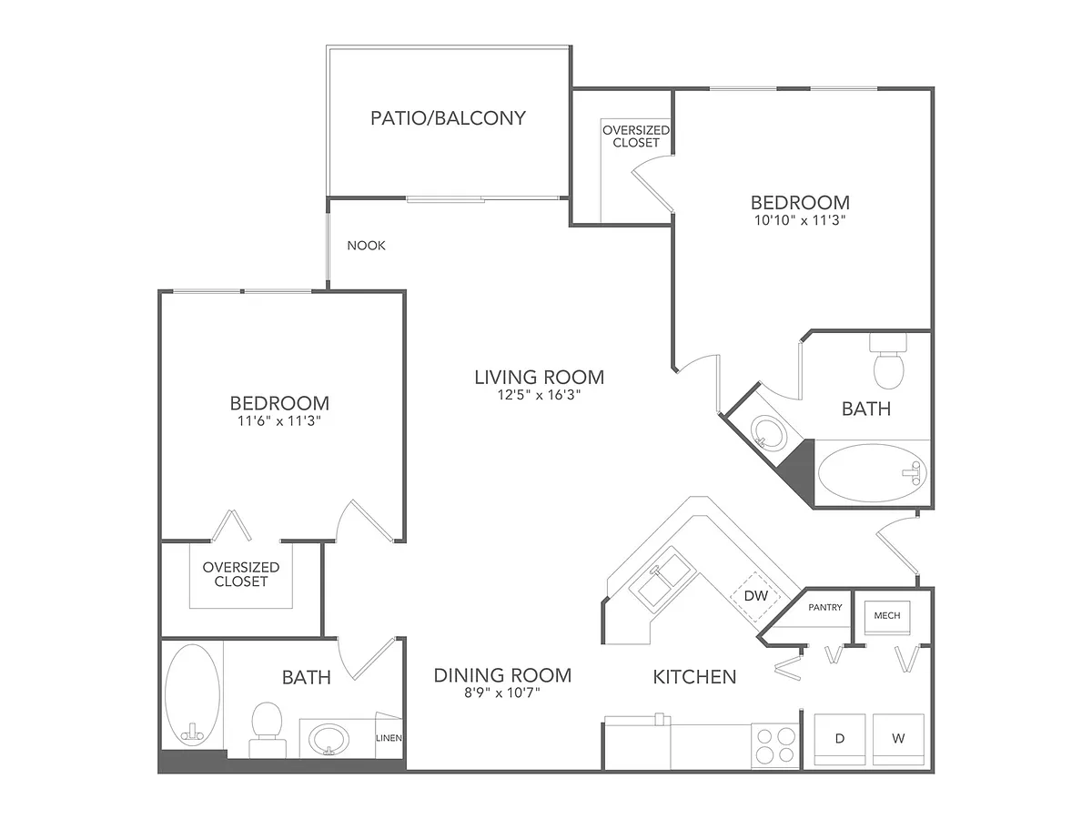 Floor plan B1