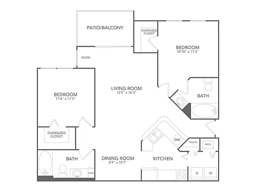 Floor plan B1