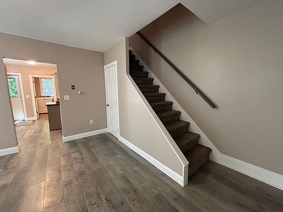 Dining room, stairs to second floor bedrooms