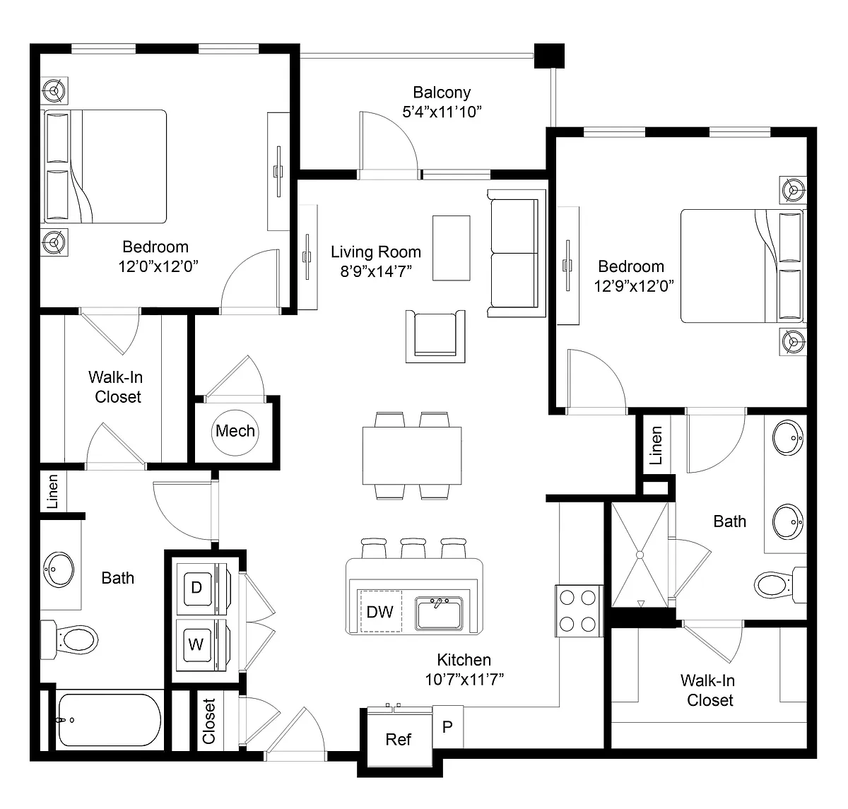 Floor plan Wilderness