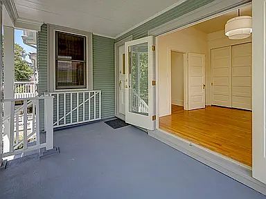 Front entrance and private deck from bedroom #1