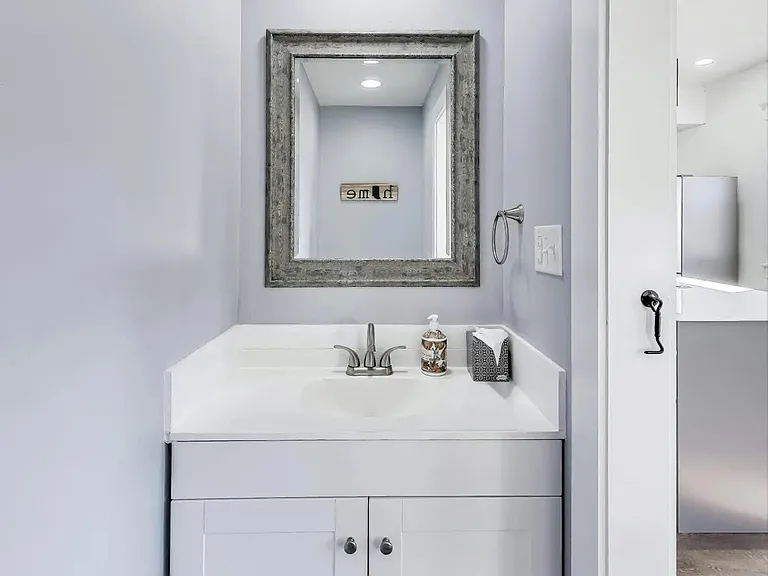 half bath - staged