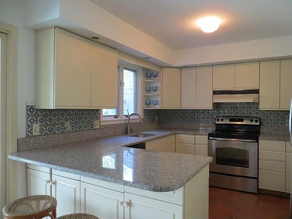 Kitchen with granite