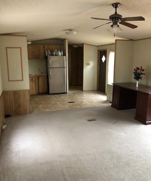 Living room and kitchen