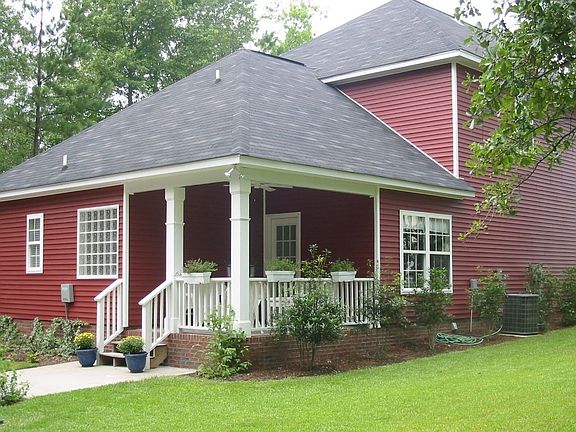 Back with covered Porch