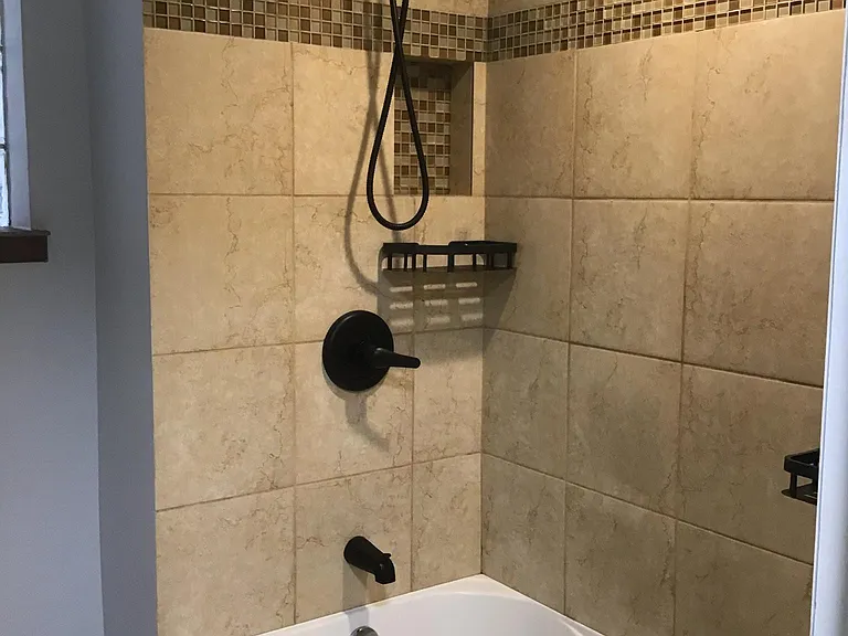 upgraded bathroom