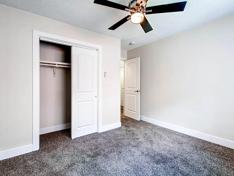 Our Apartment Bedroom at Off Broadway Flats in Englewood Colorado