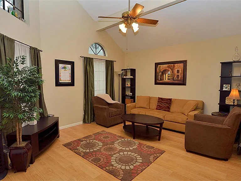 A view back to the front of the house.