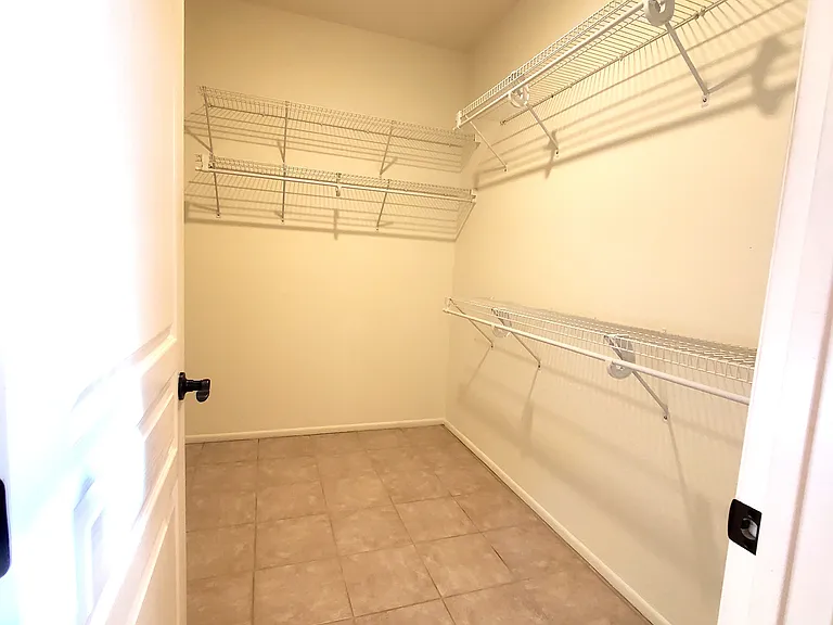 Primary closet