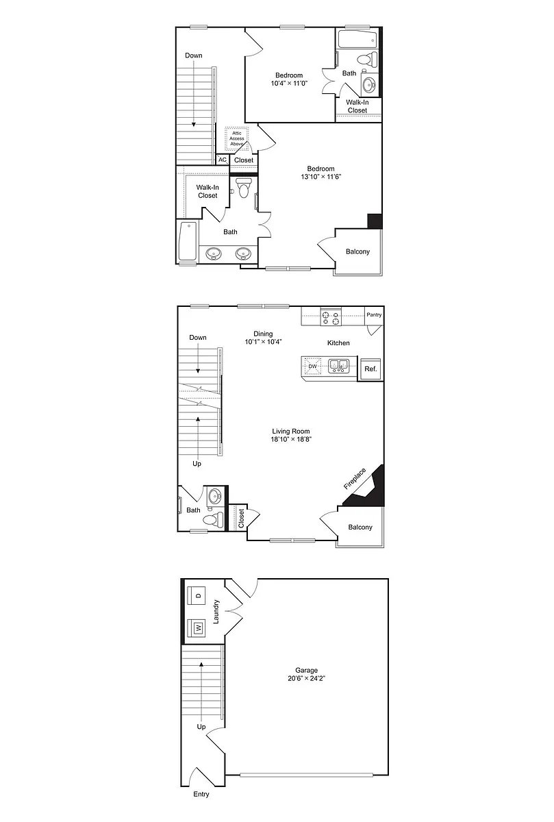Floor plan Lakewood: The Atlantic