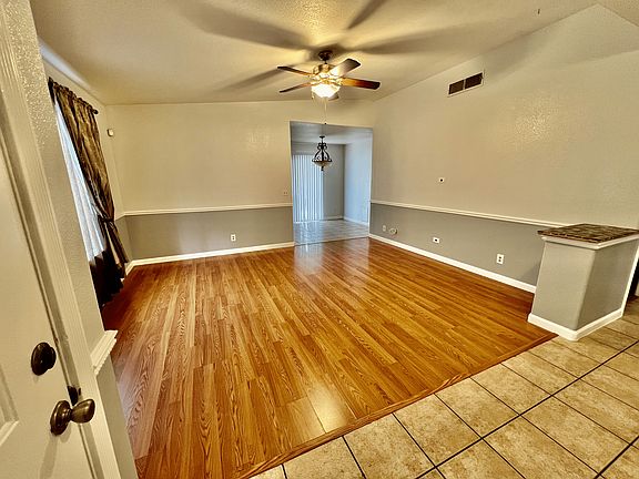 View of the Living Room Laminate and Tile Flooring
