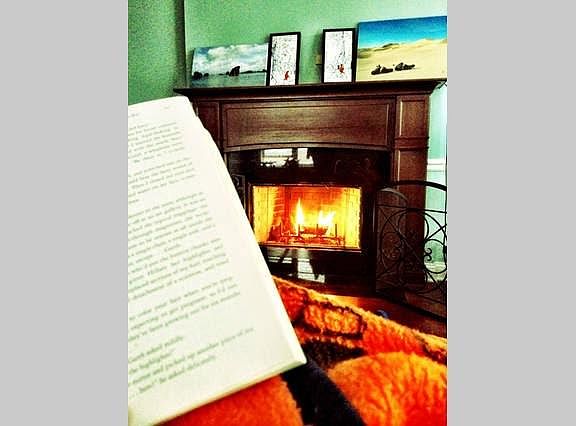 Enjoy a nice night by the fire