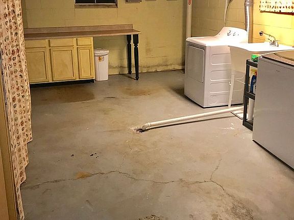 Unfinished part of basement 