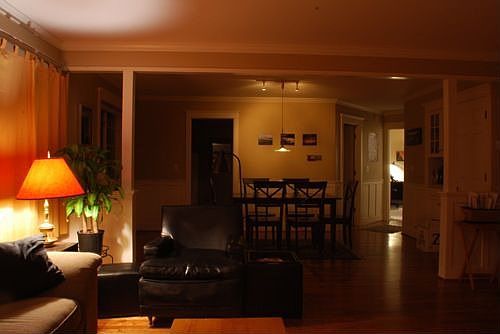 living room & dining room