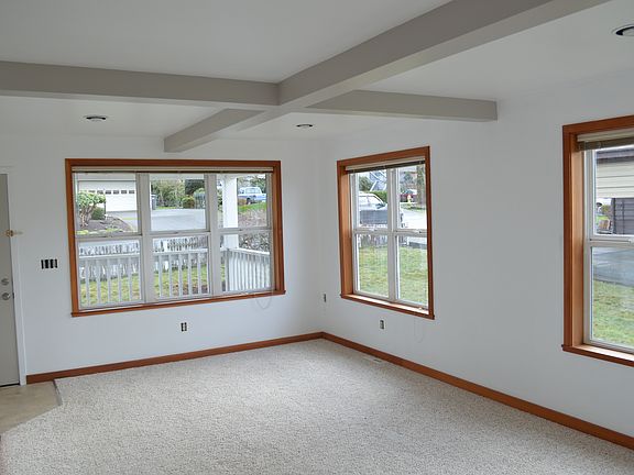 Living room looking towards street