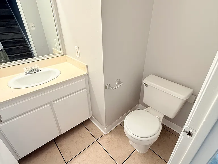 Downstairs half bathroom