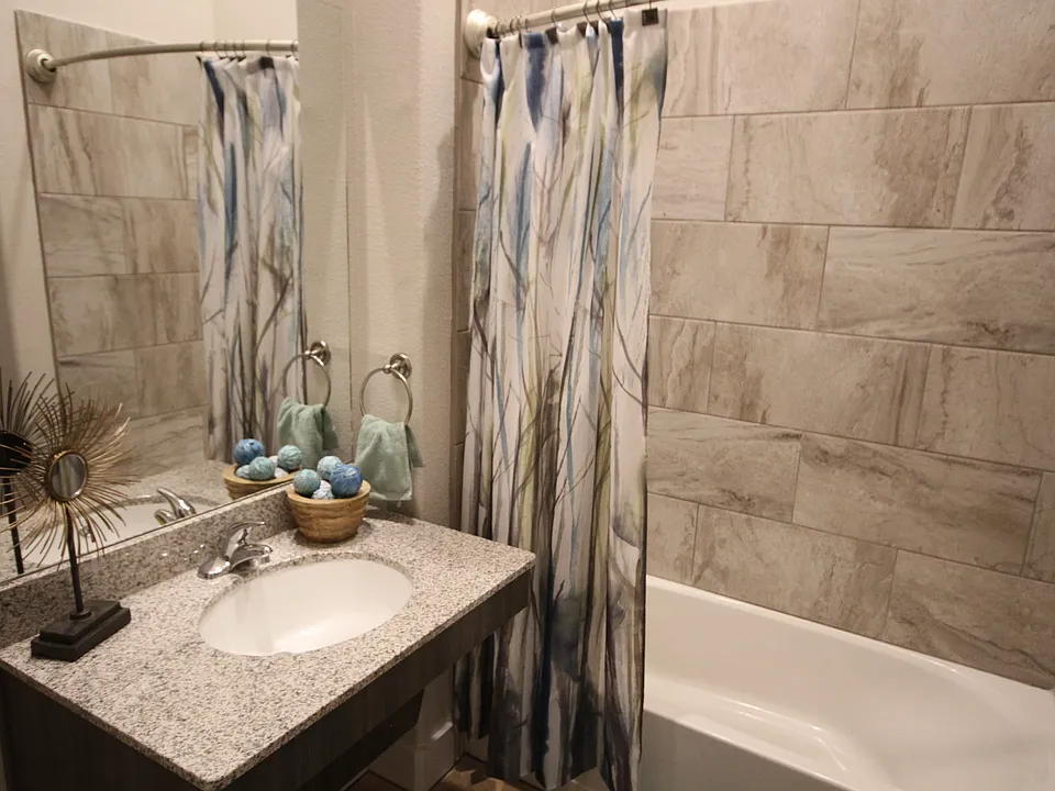 Modern Bathroom with Garden Bathtub