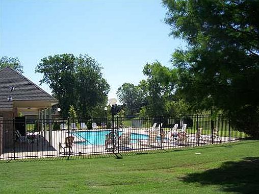 View of community pool area