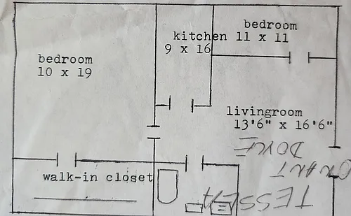 Floor plan 600 Fremac Dr 203
