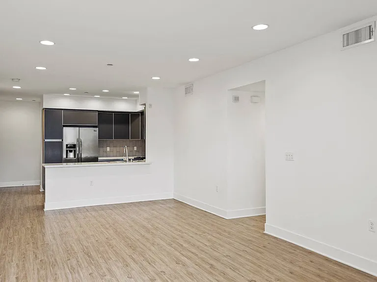 Living Room, Dining, and Kitchen