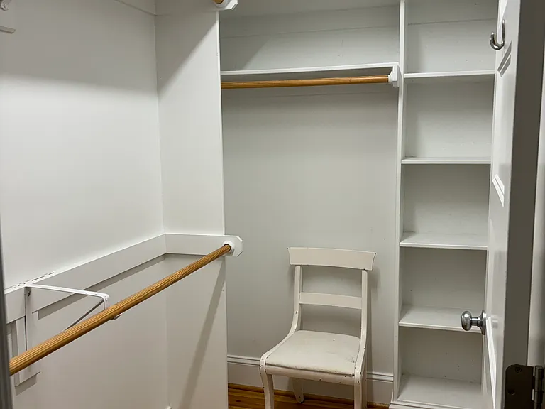 Upstairs master walk in closet