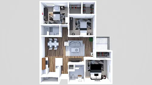 Floor plan 3 Bedroom 2 Bathroom