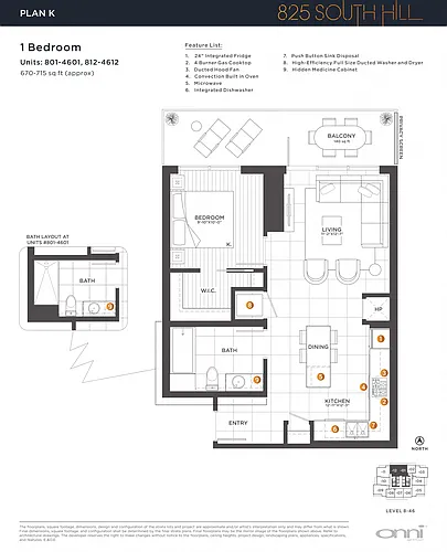Floor plan PLAN K