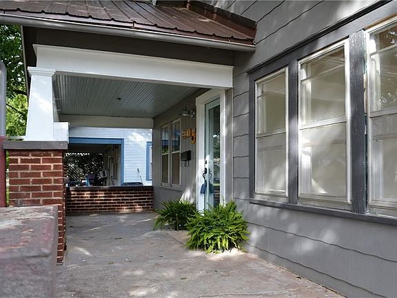 Relax on this spacious front porch.